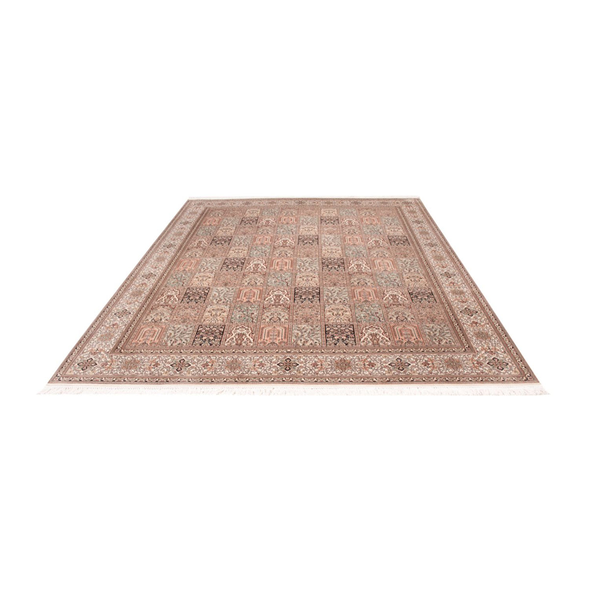 Silk Rug - Kashmir Silk - 304 x 246 cm - sand