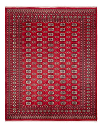 Afghan Rug - Bukhara - 307 x 247 cm - red