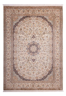 Silk Rug - Kashmir Silk - 309 x 217 cm - sand