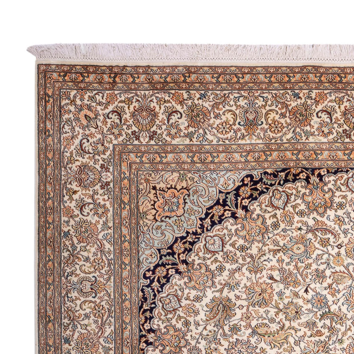 Silk Rug - Kashmir Silk - 309 x 217 cm - sand