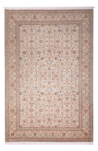 Silk Rug - Kashmir Silk - 318 x 216 cm - dark beige