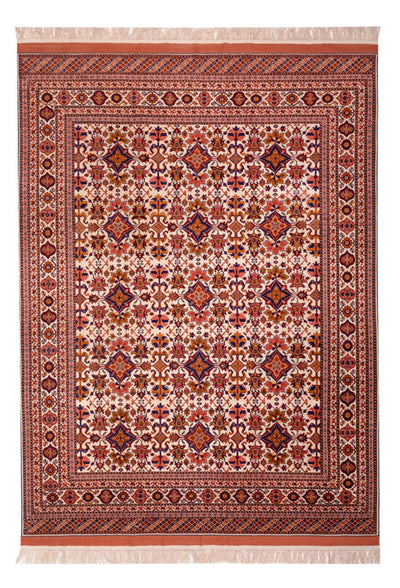 Afghan Silk Rug 205x282cm - Oriental Rug