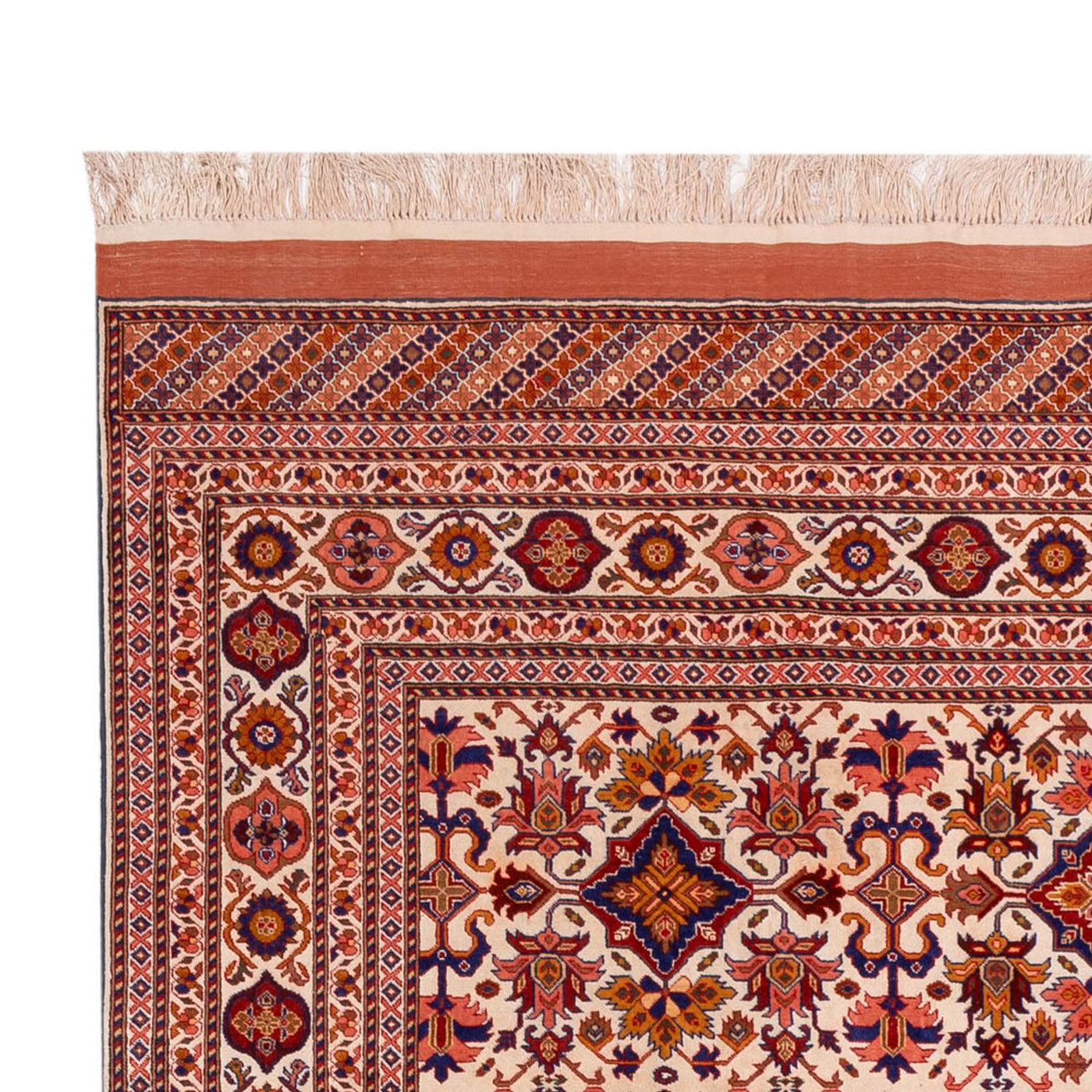 Afghan Silk Rug 282x205cm - Oriental Rug