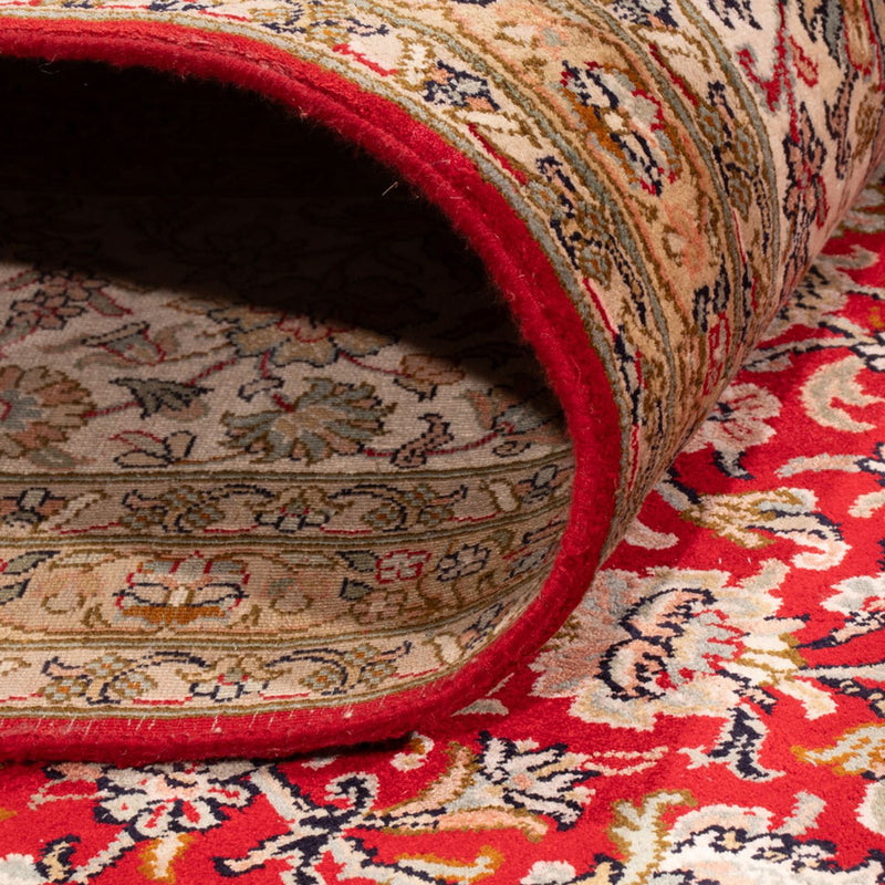 Silk Rug - Kashmir Silk - 303 x 220 cm - red