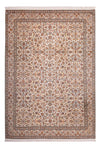 Kashmir Silk Rug 213x305cm - Oriental Rug - Rectangle / Sand / 213 x 305 cm Rectangle