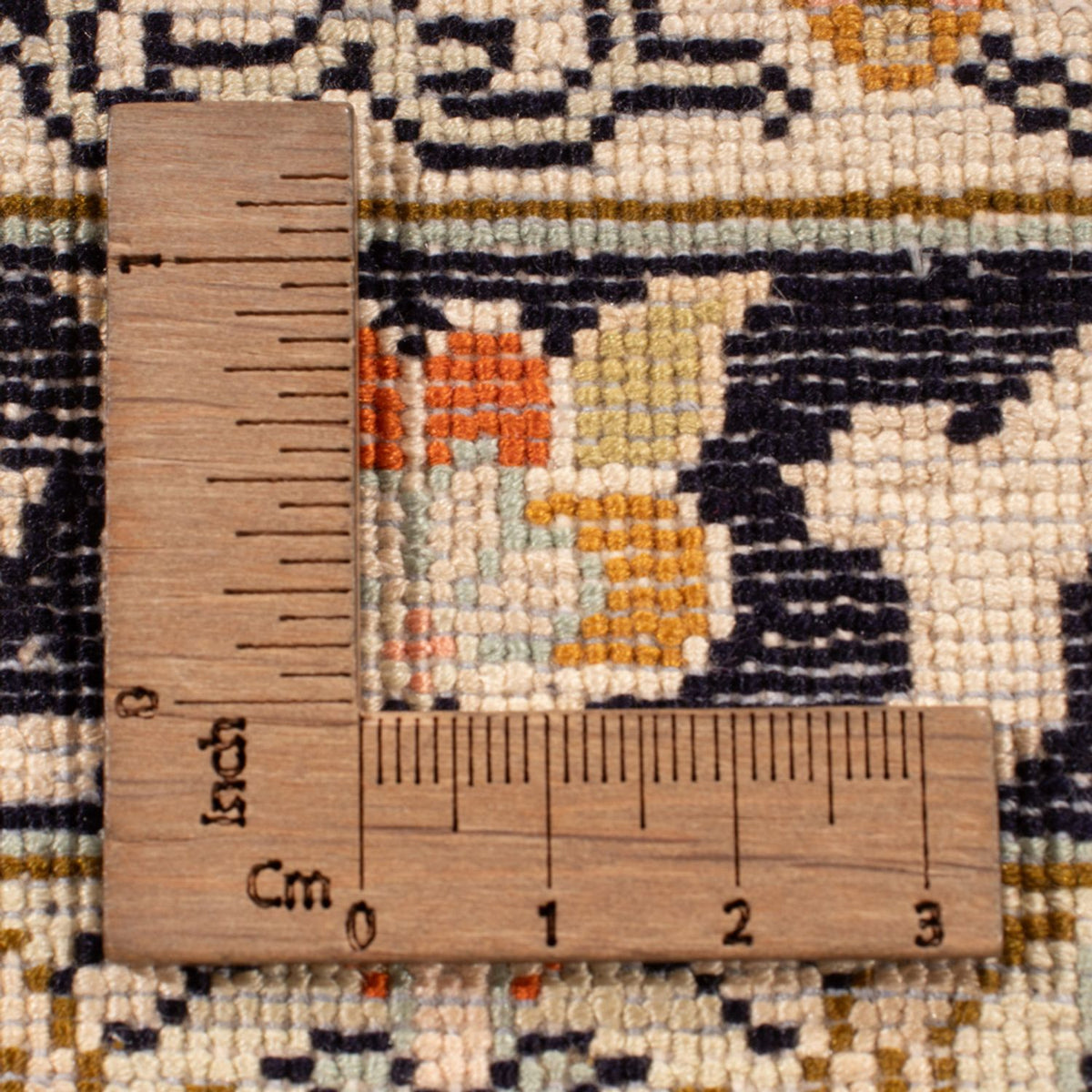 Silk Rug - Kashmir Silk - 316 x 220 cm - dark beige