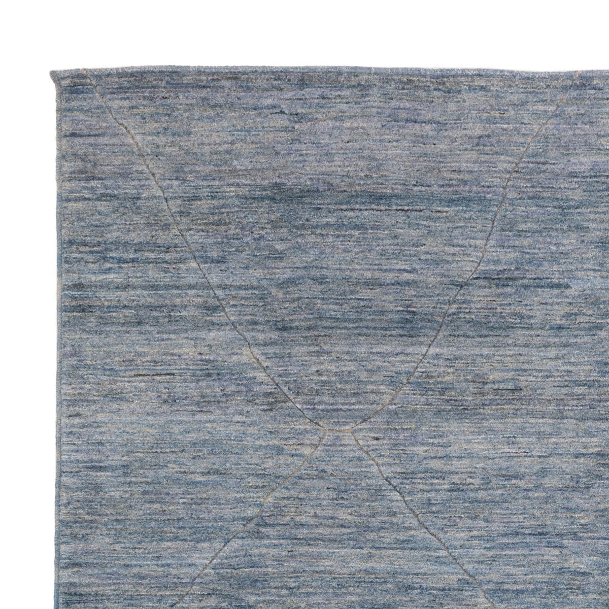 Berber Rug - 360 x 274 cm - sea blue