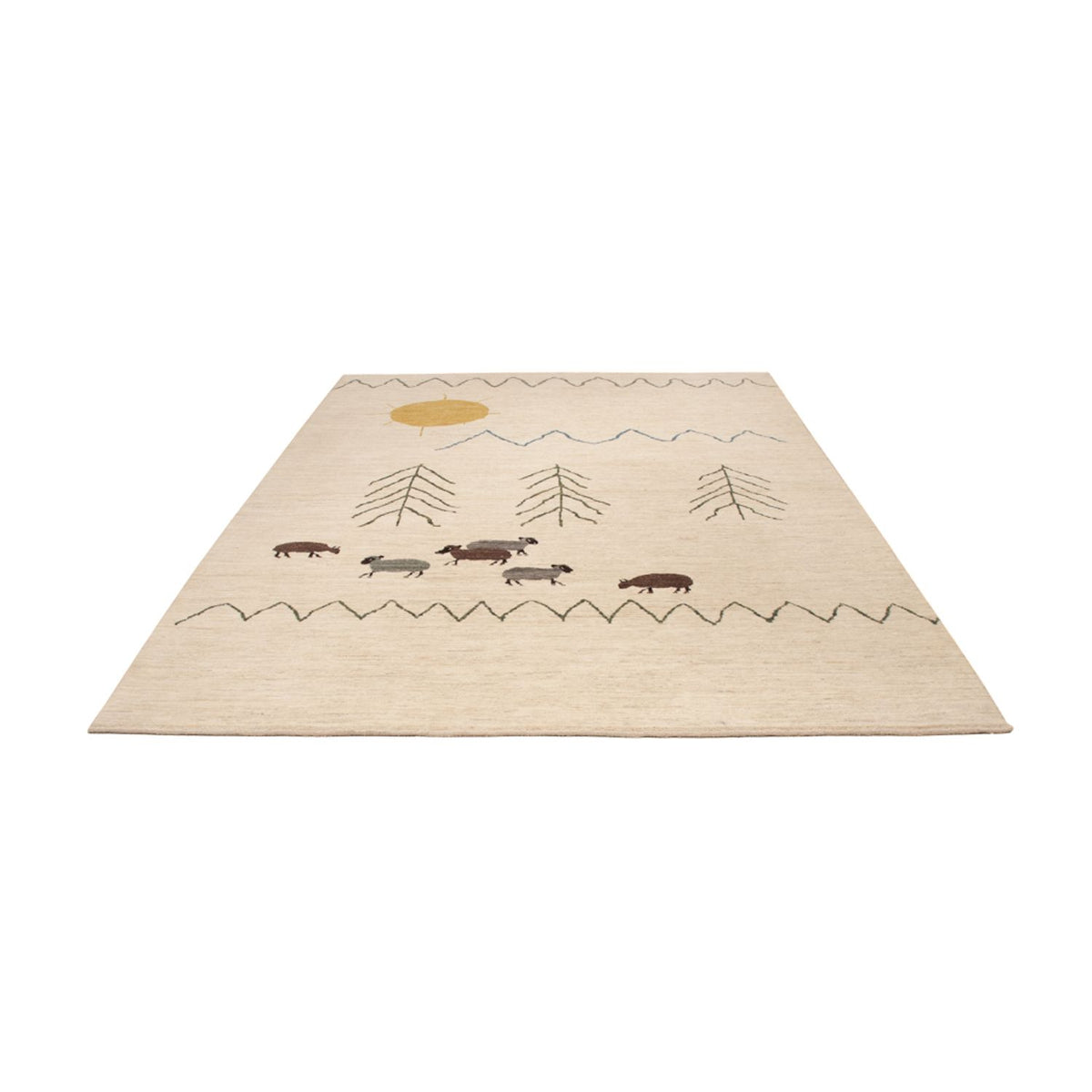 Berber Rug - 295 x 203 cm - natural