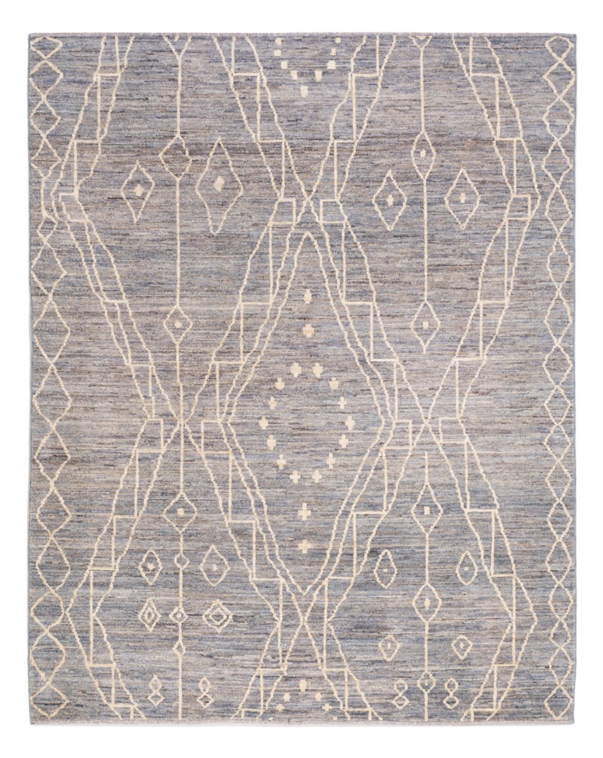 Berber Rug - 198 x 156 cm - sea blue