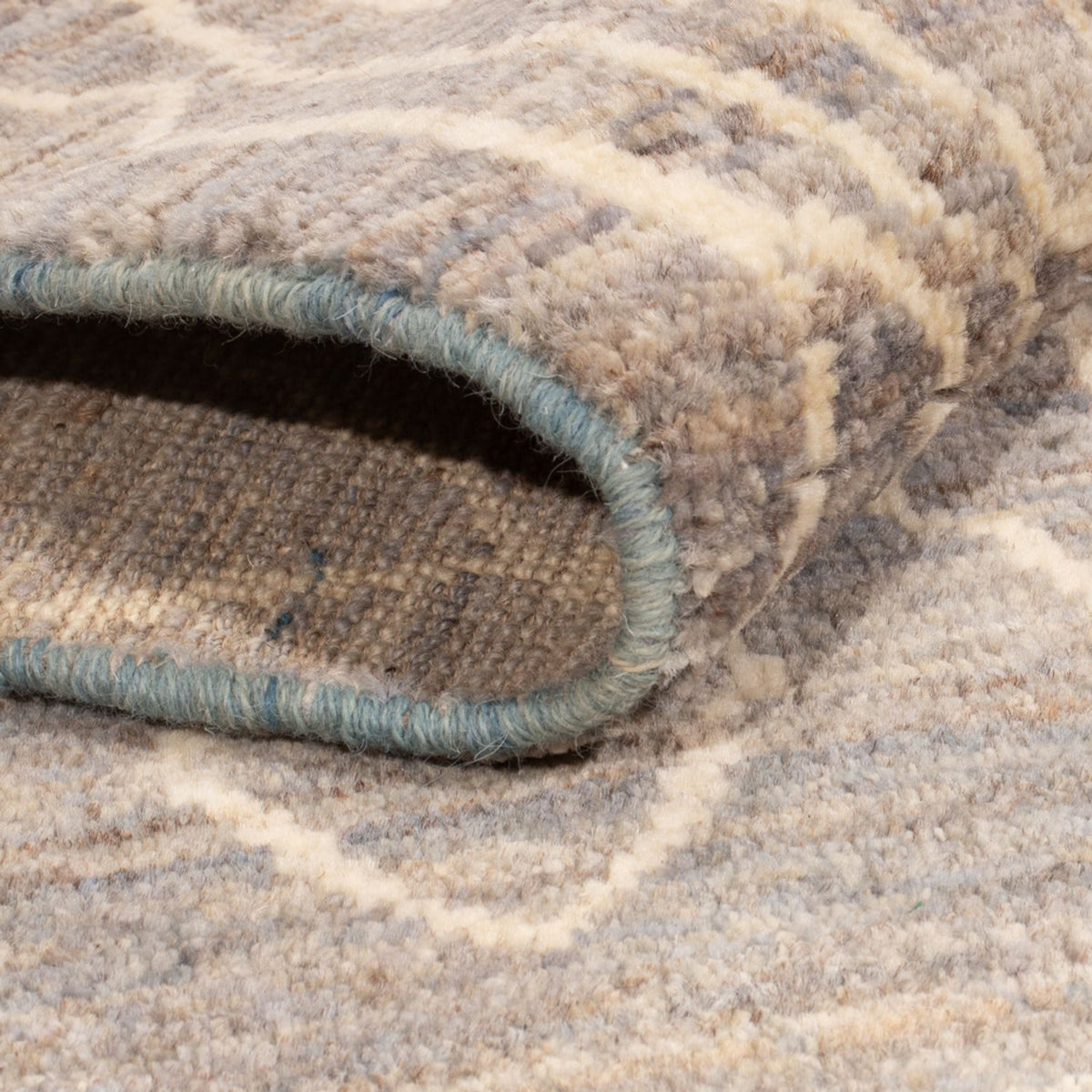 Berber Rug - 198 x 156 cm - sea blue