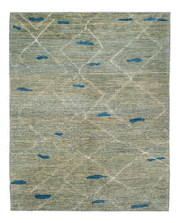 Berber Rug - 199 x 160 cm - light green