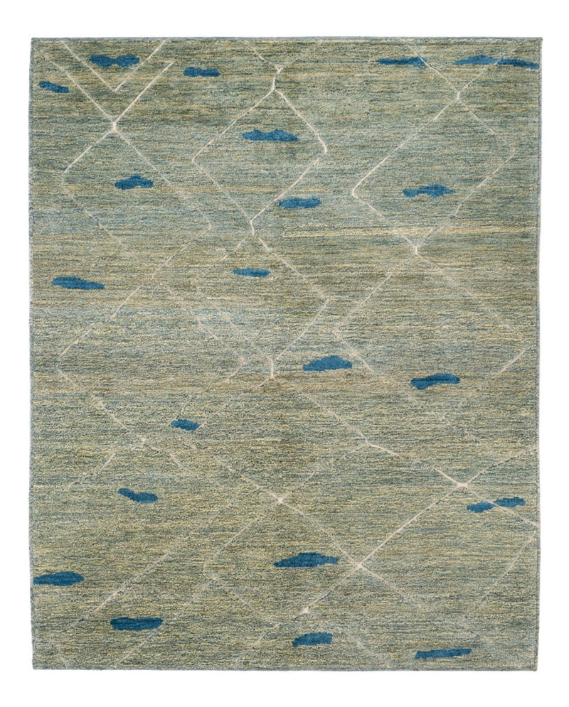 Berber Rug - 199 x 160 cm - light green