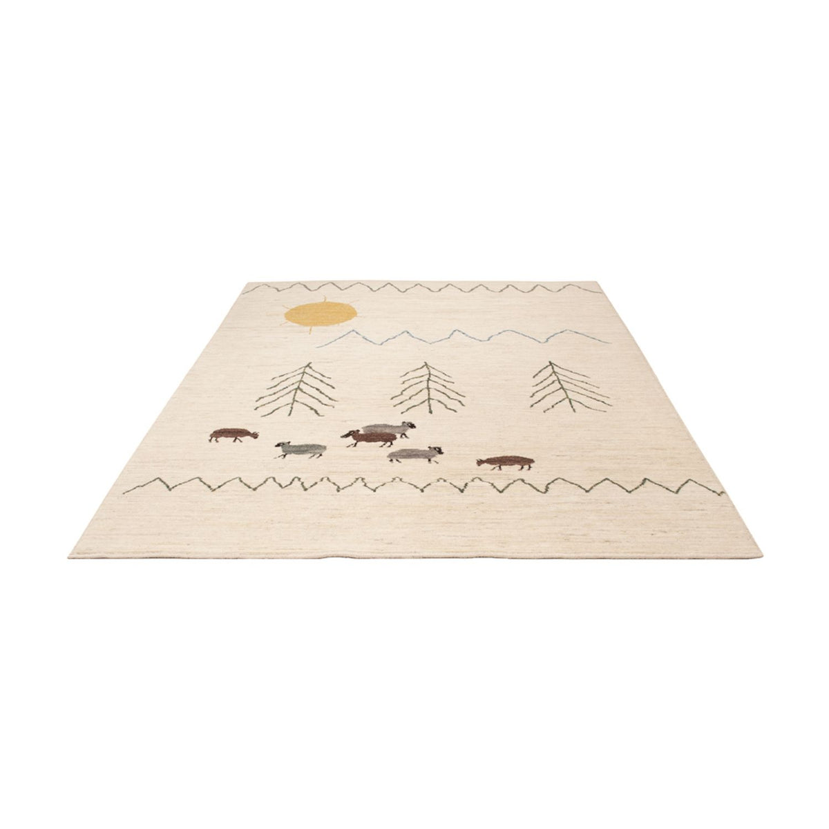 Berber Rug - 232 x 170 cm - cream
