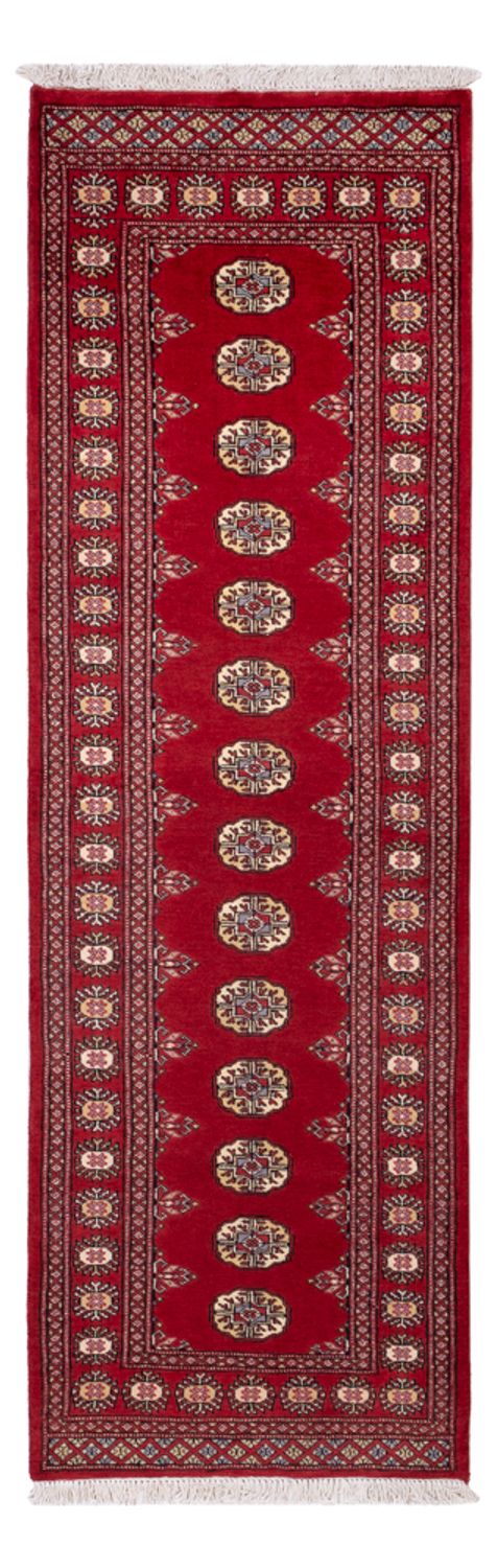 Runner Pakistani Rug - 246 x 77 cm - red