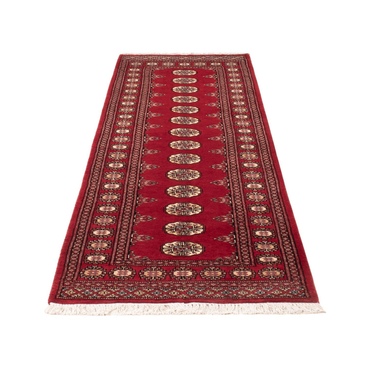 Runner Pakistani Rug - 246 x 77 cm - red