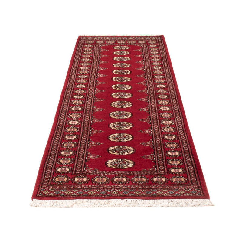 Runner Pakistani Rug - 246 x 77 cm - red