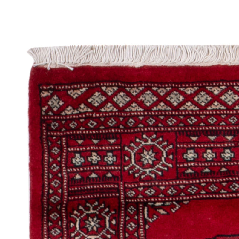 Runner Pakistani Rug - 257 x 75 cm - red