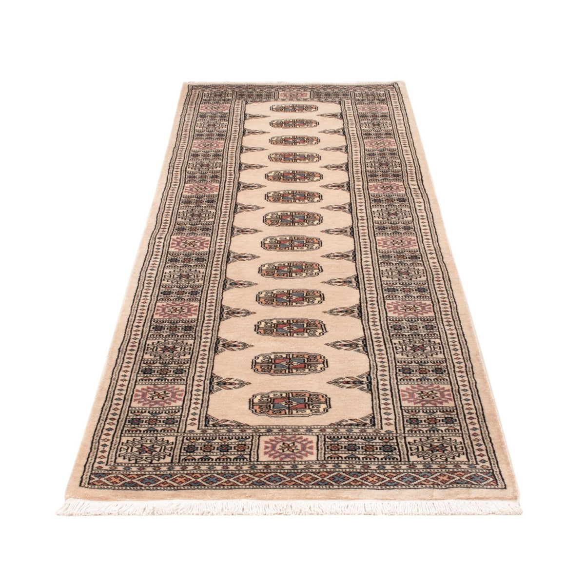Runner Pakistani Rug - 249 x 77 cm - beige