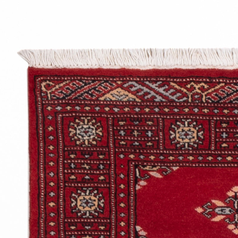 Runner Pakistani Rug - 241 x 77 cm - red