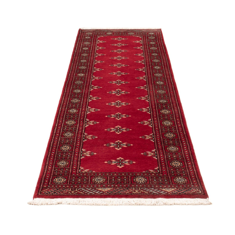 Runner Pakistani Rug - 241 x 77 cm - red