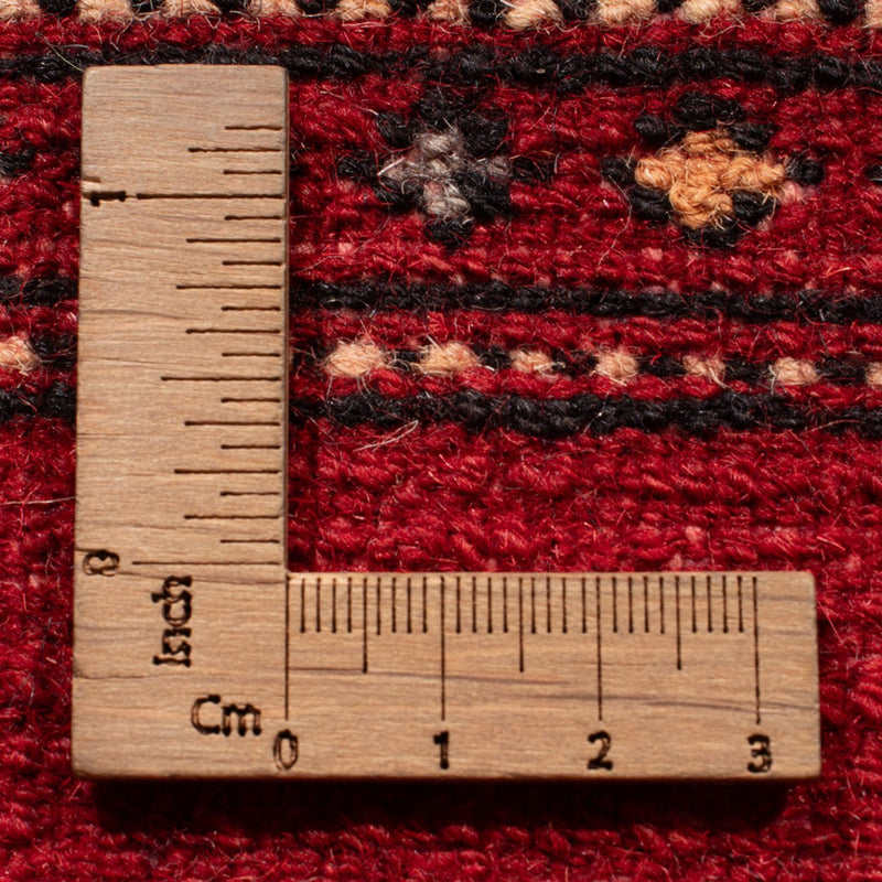 Runner Pakistani Rug - 241 x 77 cm - red