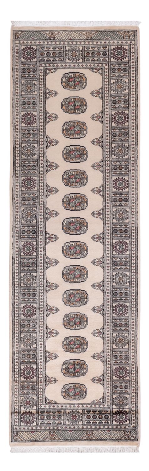 Runner Pakistani Rug - 254 x 77 cm - beige