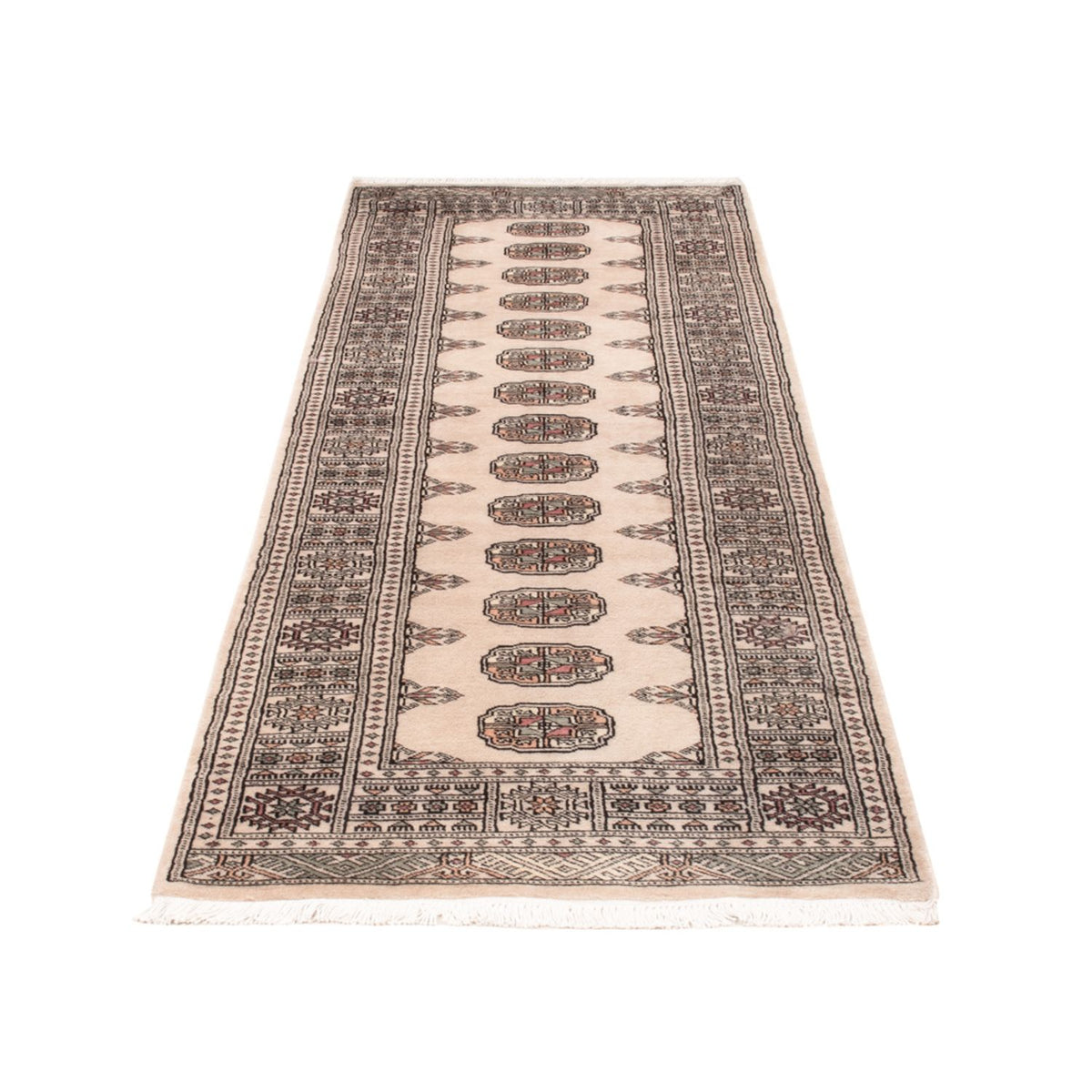 Runner Pakistani Rug - 254 x 77 cm - beige