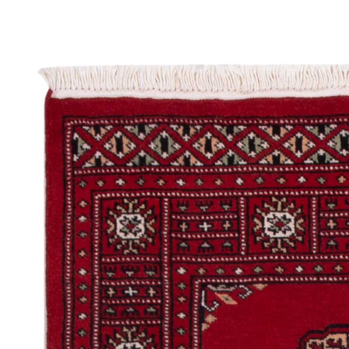 Runner Pakistani Rug - 242 x 76 cm - red