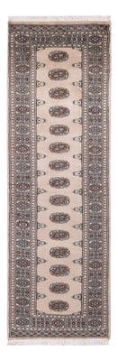 Runner Pakistani Rug - 237 x 77 cm - beige
