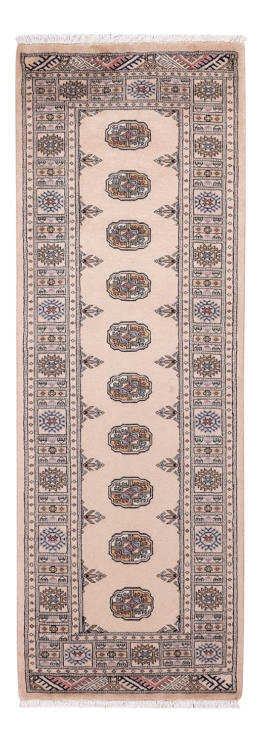 Runner Pakistani Rug - 224 x 79 cm - beige