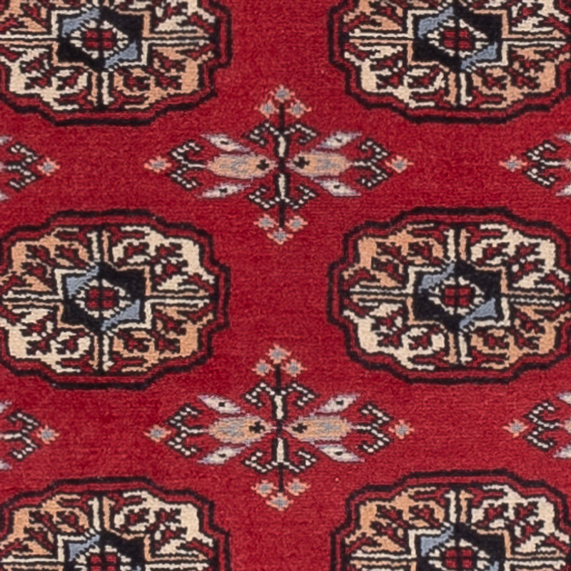 Runner Pakistani Rug - 224 x 80 cm - red