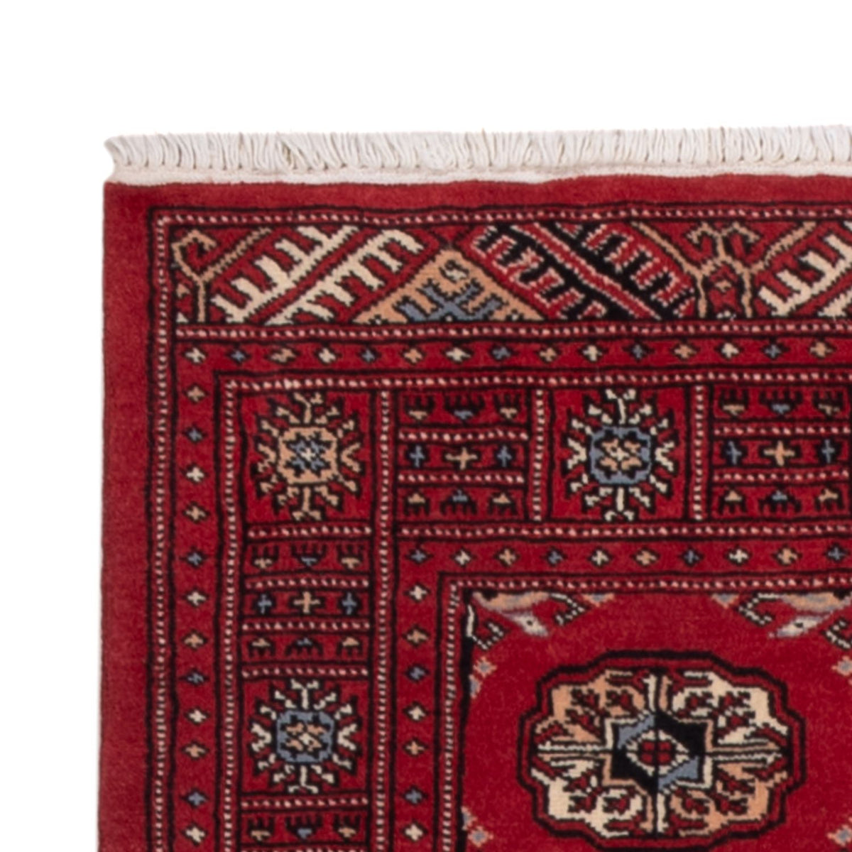Runner Pakistani Rug - 224 x 80 cm - red