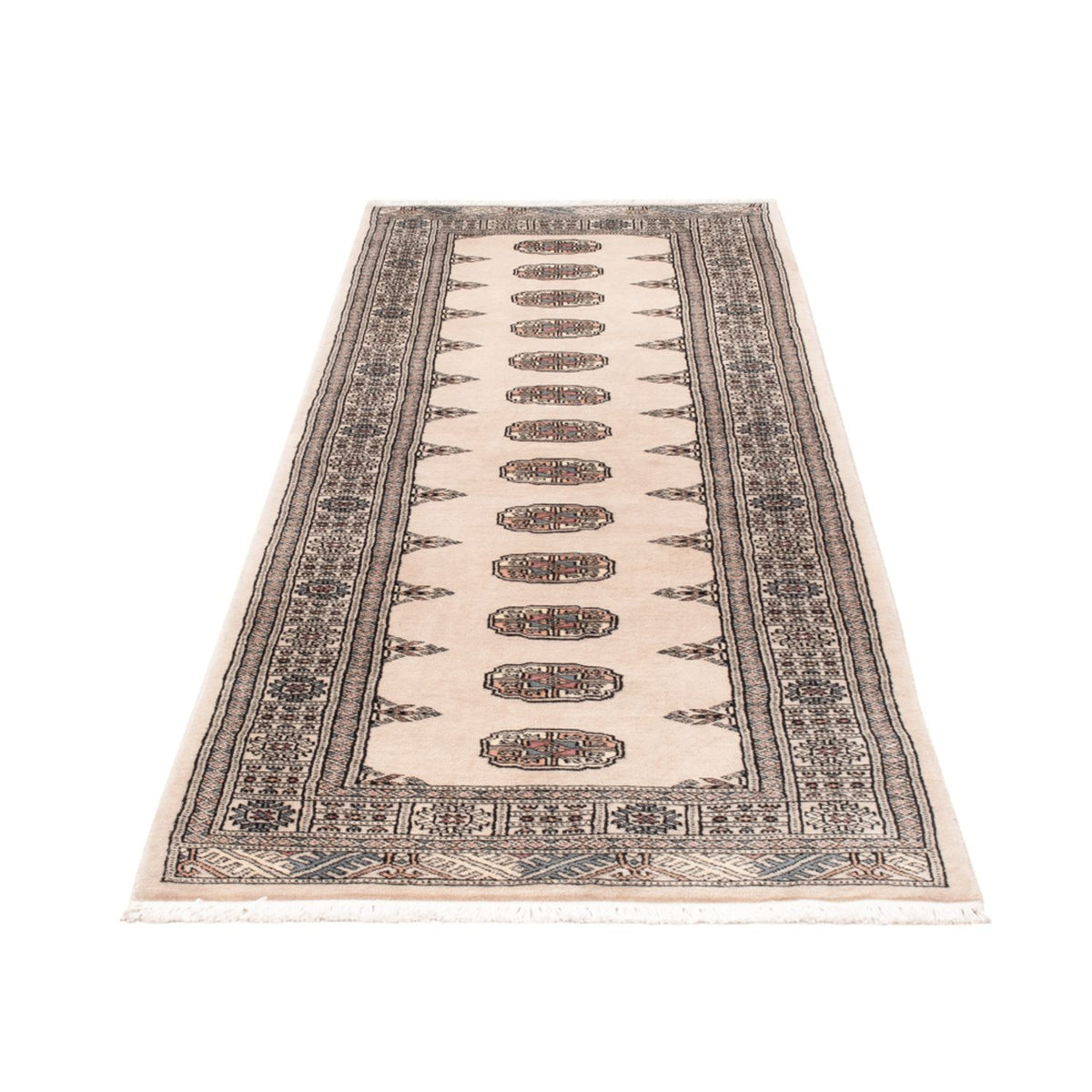 Runner Pakistani Rug - 246 x 78 cm - beige