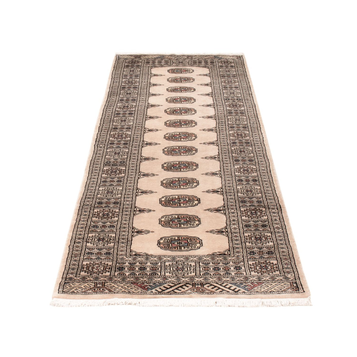 Runner Pakistani Rug - 244 x 77 cm - beige