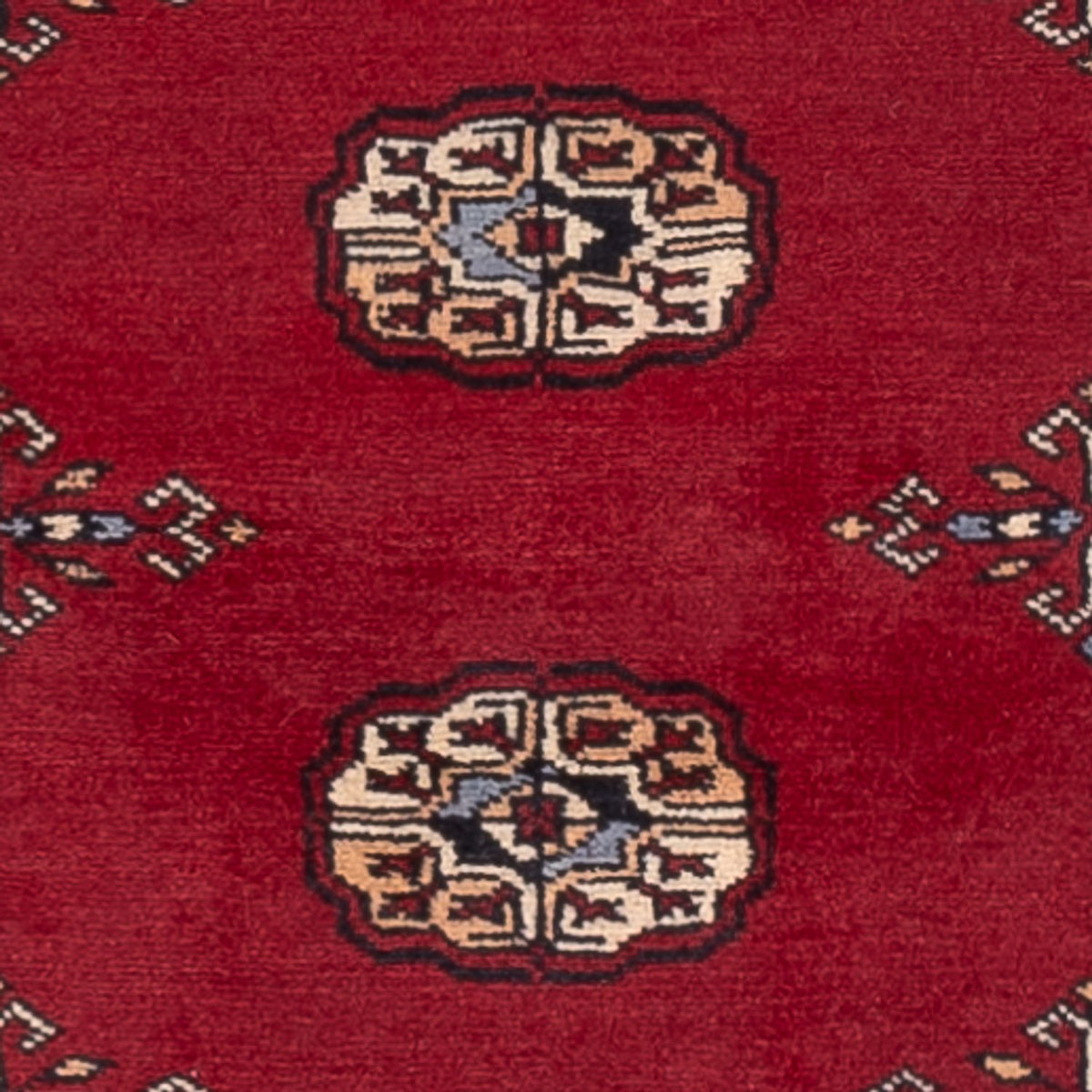 Runner Pakistani Rug - 241 x 77 cm - red
