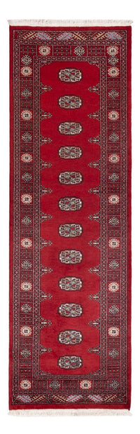 Runner Pakistani Rug - 236 x 77 cm - red