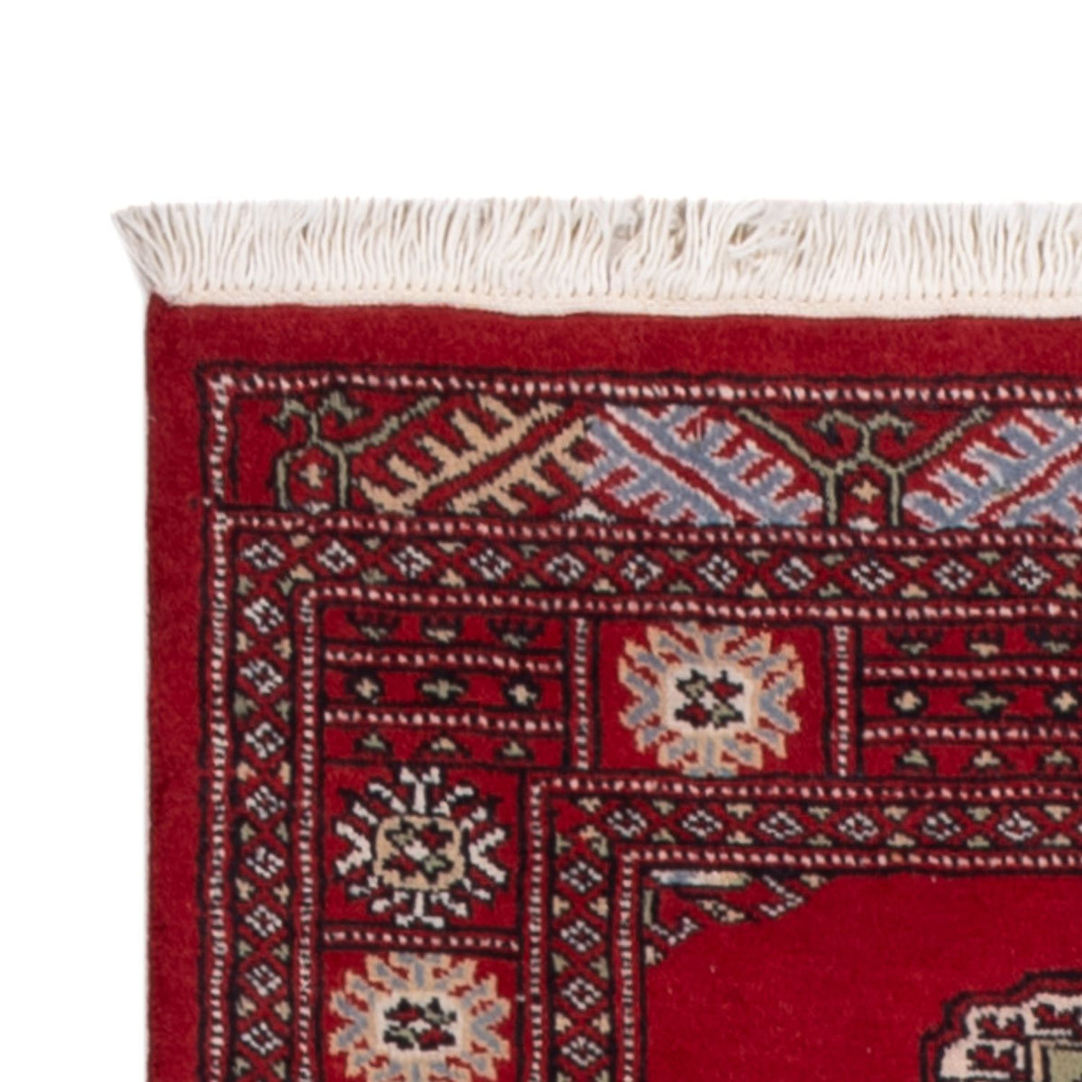 Runner Pakistani Rug - 236 x 77 cm - red