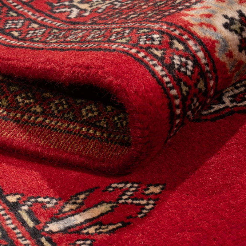 Runner Pakistani Rug - 236 x 77 cm - red