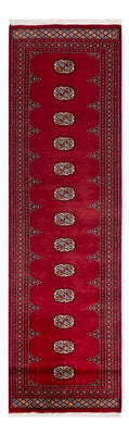 Runner Pakistani Rug - 262 x 77 cm - red
