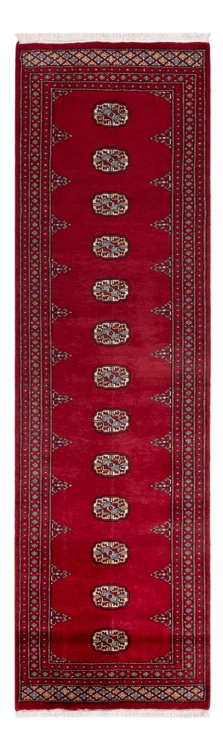Runner Pakistani Rug - 262 x 77 cm - red