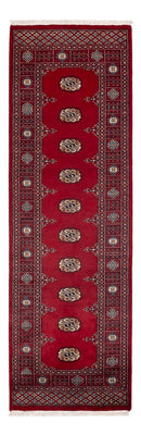 Runner Pakistani Rug - 247 x 77 cm - red
