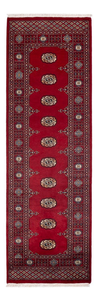 Runner Pakistani Rug - 247 x 77 cm - red