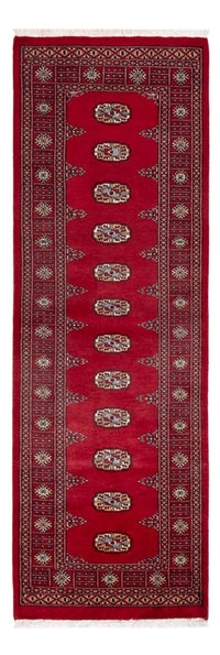 Runner Pakistani Rug - 239 x 79 cm - red