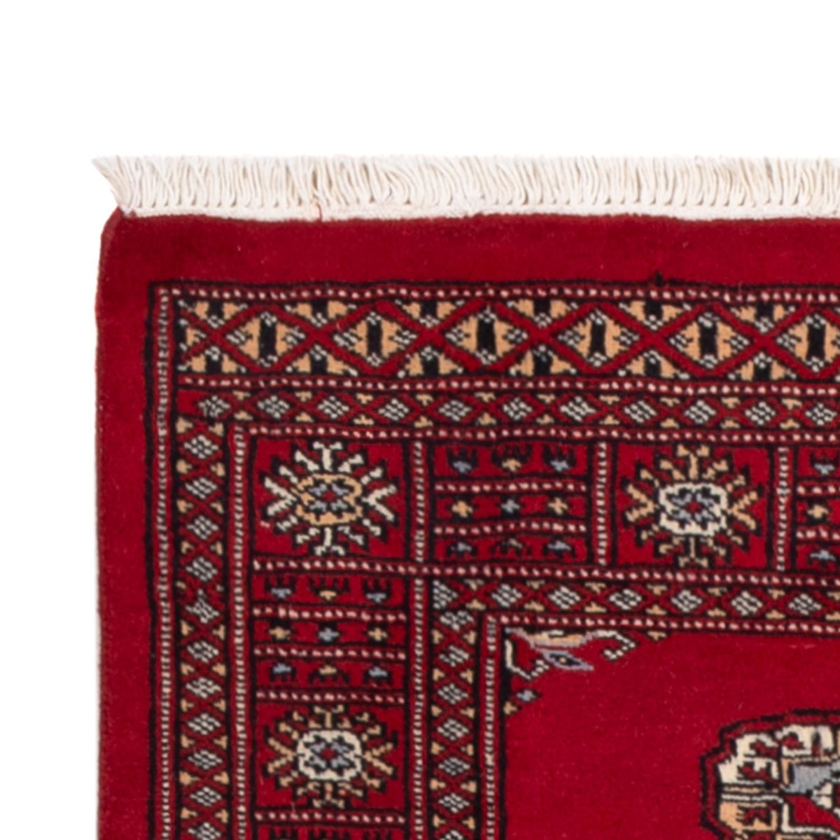 Runner Pakistani Rug - 239 x 79 cm - red