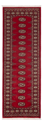 Runner Pakistani Rug - 235 x 79 cm - red