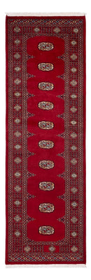 Runner Pakistani Rug - 247 x 79 cm - red