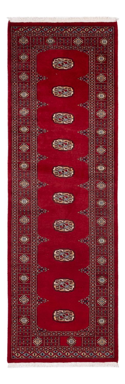 Runner Pakistani Rug - 247 x 79 cm - red