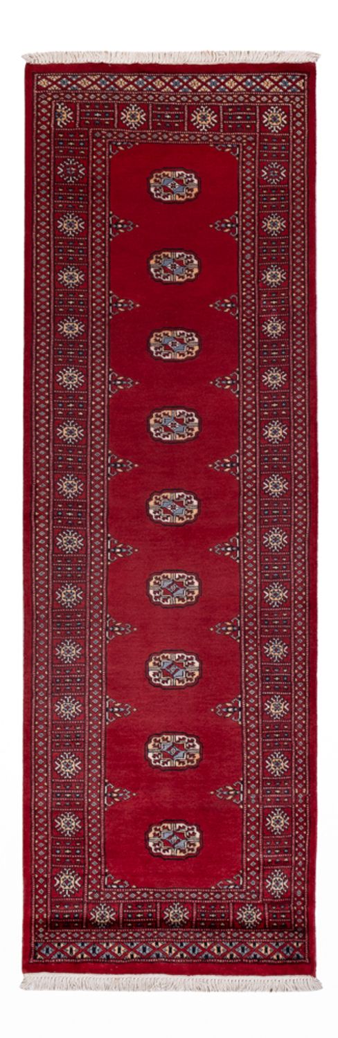 Runner Pakistani Rug - 247 x 77 cm - red