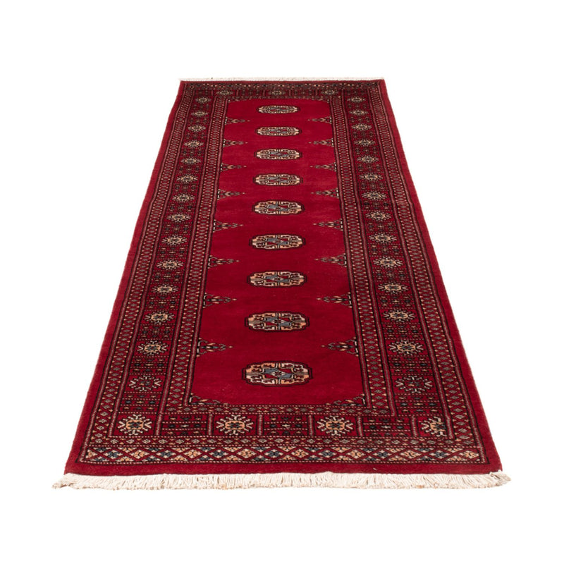 Runner Pakistani Rug - 247 x 77 cm - red
