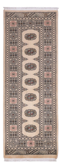 Runner Pakistani Rug - 206 x 77 cm - beige